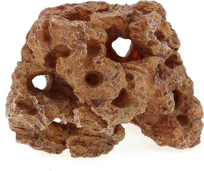 Large Aquarium Decoration Hideouts Resin Rock Mountain Hideaway Cave | Artificial Sea Coral Fish Tank Decoration
