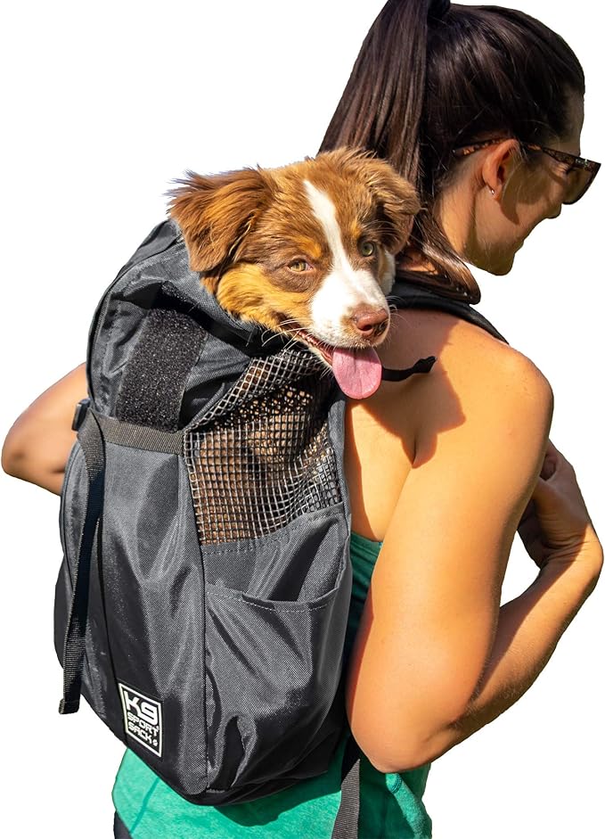 K9 Sport Sack Trainer - X-Small, Iron Gate - Ideal for Dogs with 9-12” Back Length - Backpack-Style Training Carrier - Meant for Quick, Non-Strenuous Activities