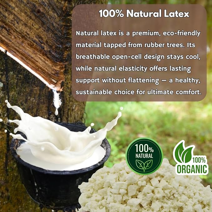 eConsumersUSA Organic Shredded Latex Foam 5lbs, 10lbs, 20lbs, 40lbs Made in USA 5 Pounds