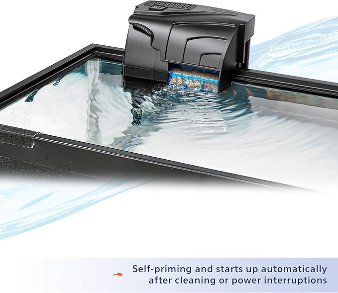 Aqueon QuietFlow 10 LED PRO Aquarium Fish Tank Power Filter For Up to 20 Gallon Aquariums