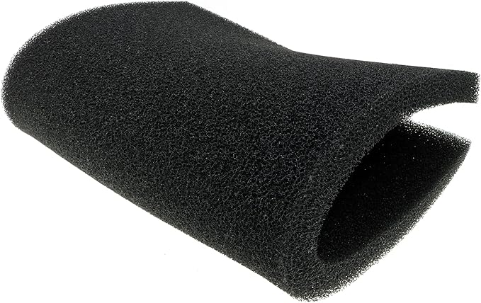 Aquarium Filter Sponge Pad 23" x 12" x 1", 30PPI Cut-to-Size Foam | For Fish Tank, Pond Filter