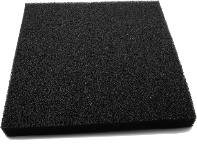 Aquarium Filter Sponge Filter Pad for Fish Tank, 19.5" x 19.5" x 2" | Biological and Mechanical Sponge Filter Pad