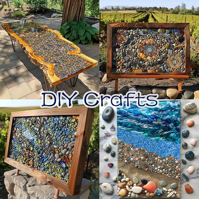 0.88 LB Colored Pea Gravel,Succulent Cactus Topper Dressing Pebbles,3-5mm | Indoor Plants,Fairy Garden Terrarium,Polished Mini Stones for Aquarium Fish Tank,Vase Filler,Resin Arts Crafts