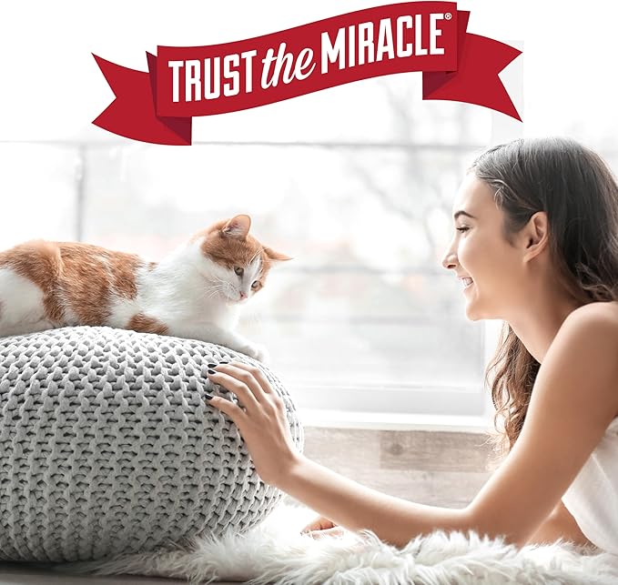 Nature’s Miracle Foam Litter Box Cleaner, Tough on Cat Urine Odors, Enzymatic Formula, 17.5 oz