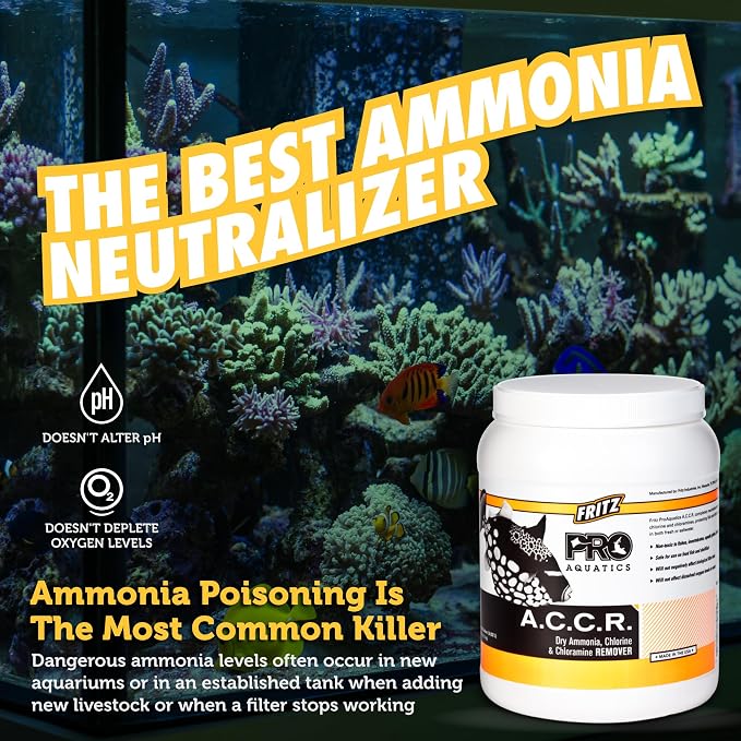 Fritz PRO - A.C.C.R. Concentrated Dry Ammonia, Chlorine and Chloramine Remover - 4lb