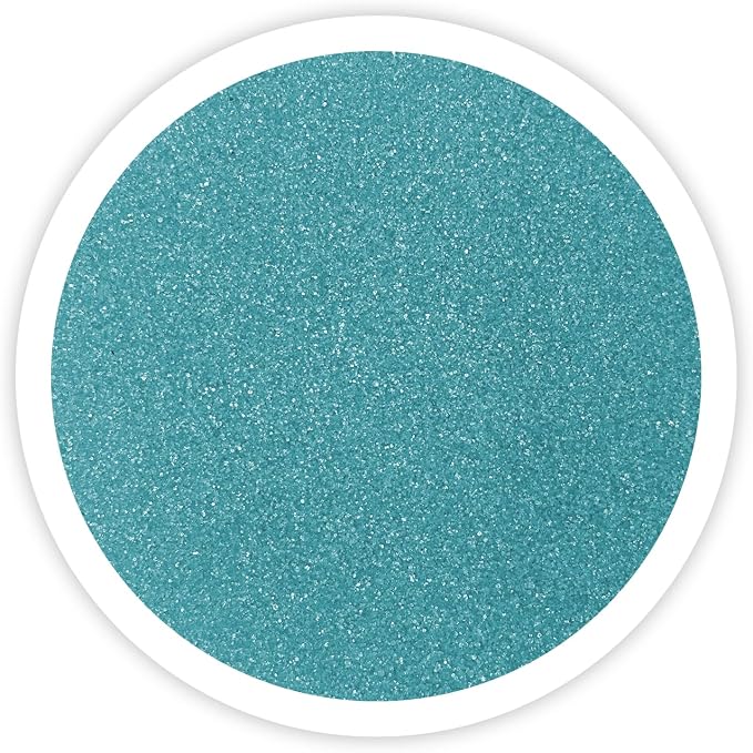 Tropic Unity Sand, 1 LB (16 oz), Teal Colored Sand for Weddings, Vase Filler, Home Décor, Crafts, Terrariums, and More