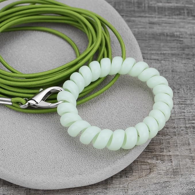 Bird Harness Flying Training Rope 3M for Parrots Pigeons and Budgerigars with 4# Ring (Green)