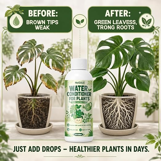 Tap Water Conditioner for Plants, Promotes Plant Nutrient Absorption, 6.7OZ | Suitable for Houseplants, Hydroponics, Aquariums, Designed Specifically for Hydroponics, Enhancing Aesthetics