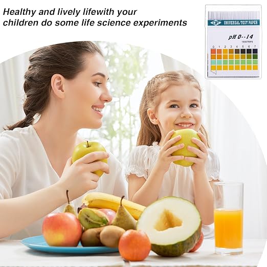 Lounsweer 800 Strips Ph Paper Test, Universal Full Range 0-14, Extensive Test Paper Litmus with Storage Case for Testing Body Acid Alkaline Ph Level Skin Care Aquariums Drinking Water