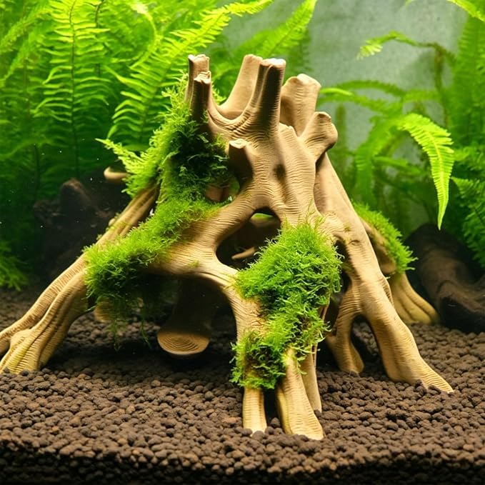 Natural Trees Trunk Driftwoods Aquarium Fish Tanks Reptiles Cylinder Roots Plant Wood Decoration Ornament Accessory Unique Fish Tanks Accessory