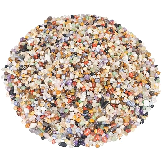 Smoothed River Rocks, Decorative Landscaping Pebbles for Aquarium Fish Tank | Multi-Use Ornamental Gravel, DIY Smooth Stones for Potted Plants, Resin Art & Vase Fillers Decor(10 Pounds)