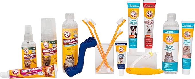 Arm & Hammer for Pets Tartar Control Enzymatic Dog Toothpaste, Reduces Plaque & Tartar Buildup, Infused with Baking Soda, Safe for All Dogs and Puppies, Beef Flavor, 2.5 Oz