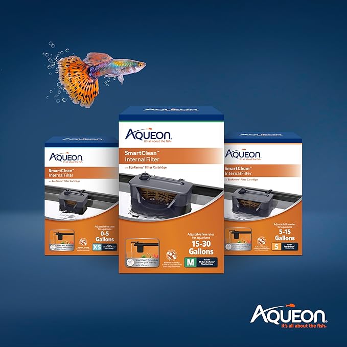 Aqueon QuietFlow Internal Filter with SmartClean Technology, Medium