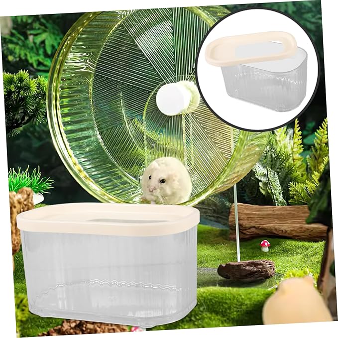 SUPVOX Hamster Dust Bath Container Easy Pet Bathtub Hamster Bathroom Chinchilla Sand Bath Bowl