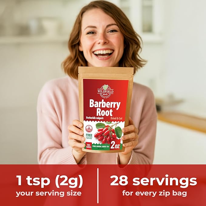 2 oz. Barberry Root Herbal Tea (Berberis vulgaris) – 56g Dried Barberry Root Tea Raíz de Agracejo