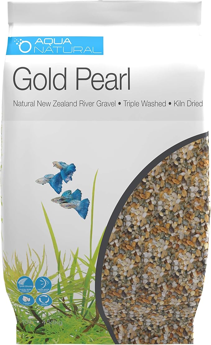 Aqua Natural Bio Substrate and Dry Substrate kit for New and existing Aquariums, Gold (BIOKIT002)