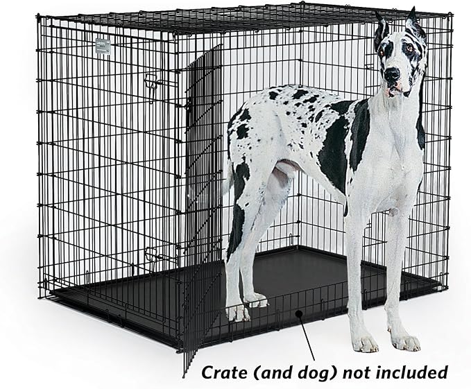 MidWest Homes for Pets 54-Inch Replacement Pan, Measures 52.3 x 34.7 x 1.3 Inches, Universal Leak-Proof Tray for Dog Crates & Multi-Purpose Use, Fits Most Standard 54" Wire Crates