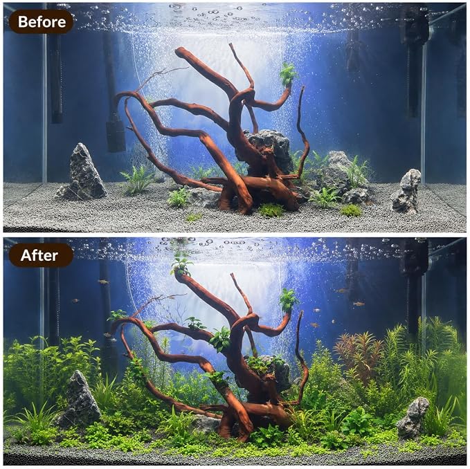 emours Spider Wood for Aquarium, Natural Driftwood for Fish Tank Decor, Aquascape Wood for Freshwater Aquarium & Reptile Habitat (8-12 Inch / 20-30 cm)