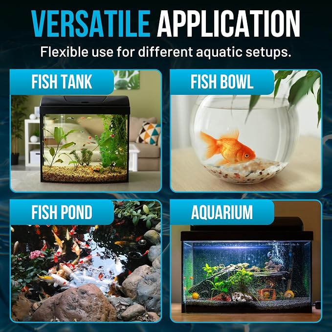 Aquarium Test Strips 11 in 1 | 150 Strips (100 x 10-in-1 + 50 Ammonia) | Tests pH, Ammonia, Nitrate, Nitrite & More | Freshwater & Saltwater Fish Tank Water Test Kit | 60-Second Results