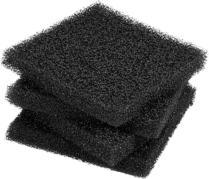 4 Pack Filter Sponge, Aquarium Sponge Aquarium Bio Sponges Filter for Fish Tank Filters Sumps Ponds Hydroponics 5.12" x 4.72" x 0.78"