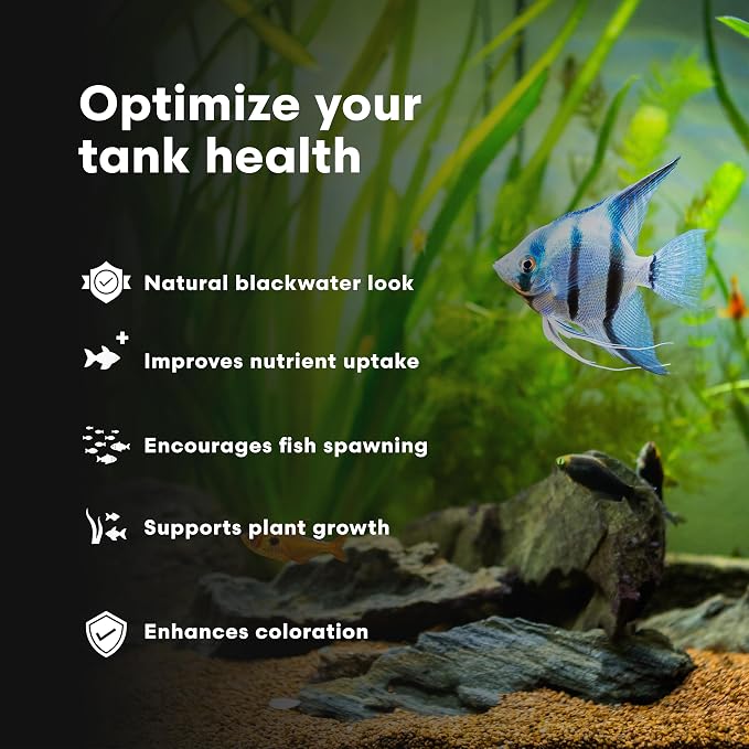 Brightwell Aquatics BlackWater Humic & Fulvic Acid for Aquariums, 250 ml