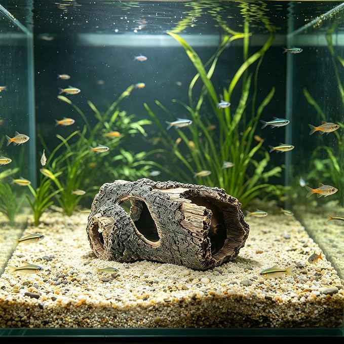 Aquarium Decorations Fish Tank Decor Betta Cave Accessories Ornament for for Fish Shrimp Reptiles to Play Hide Rest Breed, Small