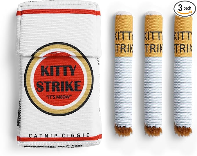 Nocciola 3 Pack Catnip Toys for Cats, Funny Cat Toys Filled with 100% Pure Organic Catnip, Safe Kitten Teething Chew and Kicker Toys, Stress Relieving Fun for Indoor Cats