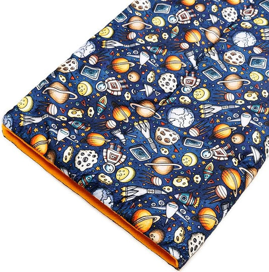 KAMEIOU Space Rocket Polar Fleece Guinea Pig Cage Liner Bedding for Small Animals Bed Chinchilla Rat Hedgehog Polar Fleece Bunny Rabbit Midwest Guinea Pig Liner Cages Beds C&C Small Pet Blanket Mats