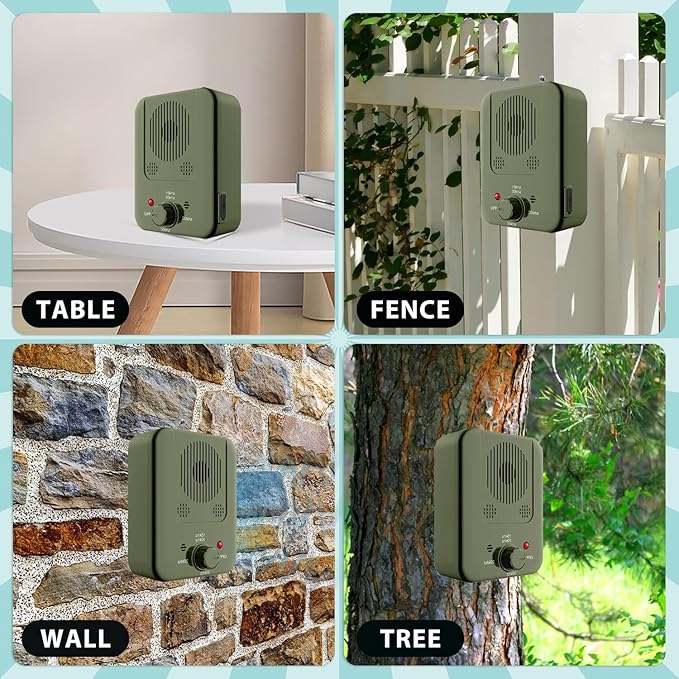 Anti Barking Device for Dogs, Dog Barking Control Device, Ultrasonic Dog Barking Deterrent Devices, Dog Barking Silencer for All Dogs Indoor Outdoor, Bark Box Stop Dog from Barking (Green)