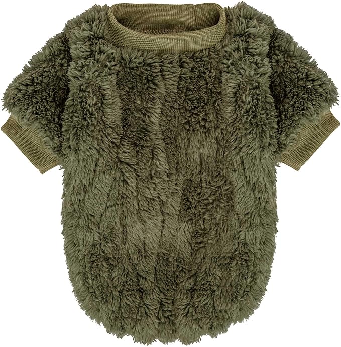 FabriCastle Dog Sweater, 3-Pack Dog Clothes & Coat, Pet Jacket for XS Small Dogs Boy or Girl, Soft and Warm Cat Sweaters Doggy Apparel Costumes Christmas (Dark Teal,Army Green,Dark Grey, X-Small)