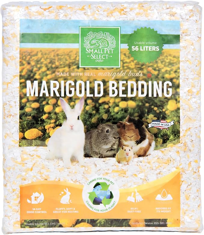 Small Pet Select - Floral Bedding Bundle - Rose/Marigold