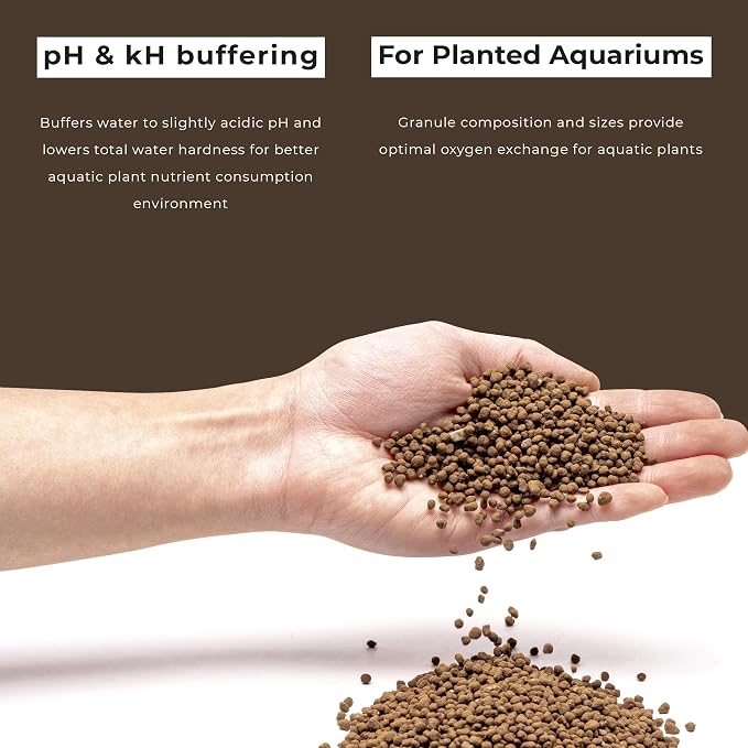 Ultum Nature Systems Controsoil - Freshwater Aqua Soil Substrate for Fish, Shrimp, Live Plant Propagation and Aquascaping - 6.8pH Low Ammonia, Volcanic Ash - Brown, Normal (3 Liter)