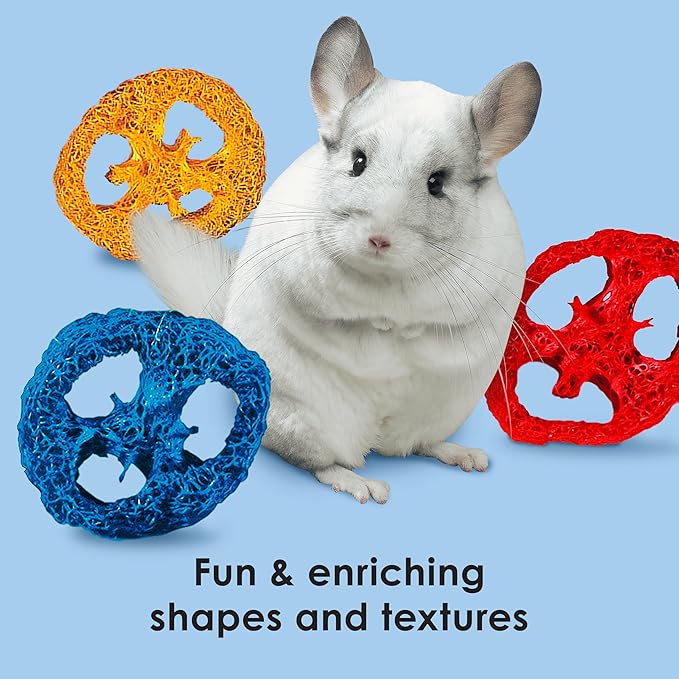 Kaytee Crispy Chews 3-pack For Pet Rabbits, Chinchillas, Guinea Pigs, Rats and Other Small Animals