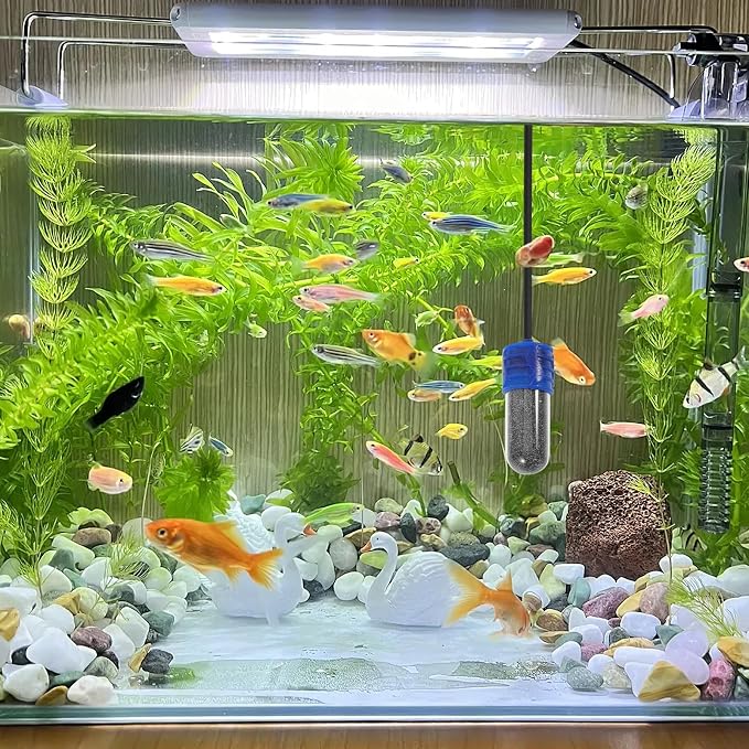 Small Aquarium Heater for Fish Tank with Adjustable Temperature, Compact and Space-Saving Design, Black Mini Betta Fish Bowl Water Heater for Aquatic Environments and Travel