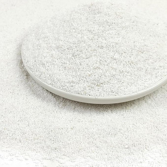 YISZM Aquarium Sand, 20lbs White Fish Tank Sand, Aquarium Gravel Substrate for Aquascaping, Vivariums, Terrariums, Plants and Crafts