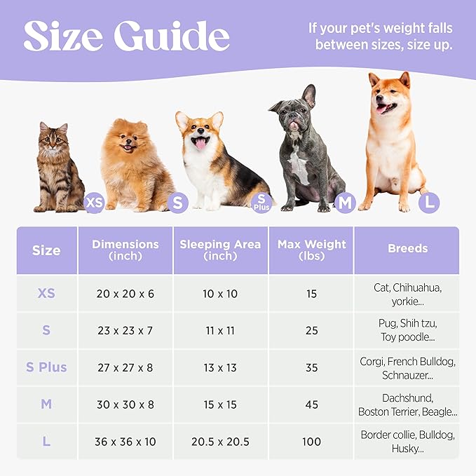 LE SURE Shown on TV Donut Large Dog Beds - Round Cat Beds Indoor Anti-Anxiety Calming Gift for Pets, Washable Home Decor Cute Beds with Jacquard Shaggy Plush & Anti Slip Bottom, 36 Inch, Pink Taffy