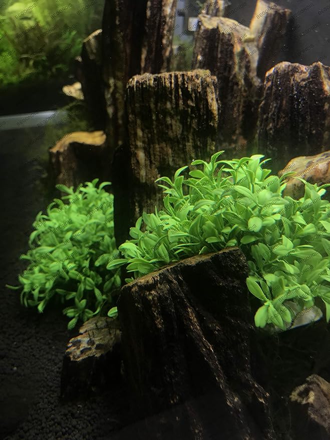 Aquarium Decorations Fish Tank Artificial Green Water Plants Made of Soft Plastic, Safe for All Fish & Pets (Style-3)