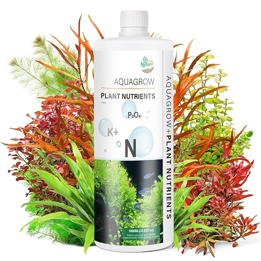 HC034 Aquarium Plant Liquid Fertilizer - Advanced Macro Nutrient Solution for Freshwater Planted Tanks, Promotes Root & Leaf Growth, 150ml/500ml/1000ml (150mL)
