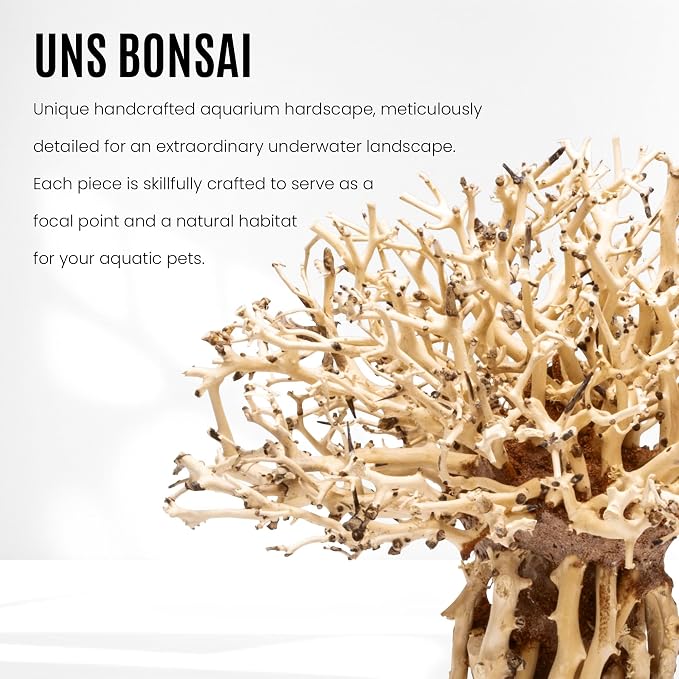 Ultum Nature Systems Bonsai - Handcrafted Driftwood for Aquarium, Terrarium, Vivarium - 007, Large