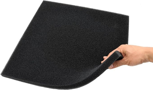Aquarium Filter Bio Sponge Pad, Foam Sponges Filter Media, Cut fit it Filter Accessories for Fish Tanks and Ponds (18"x18"x0.8" (50PPI) 1 Pack)