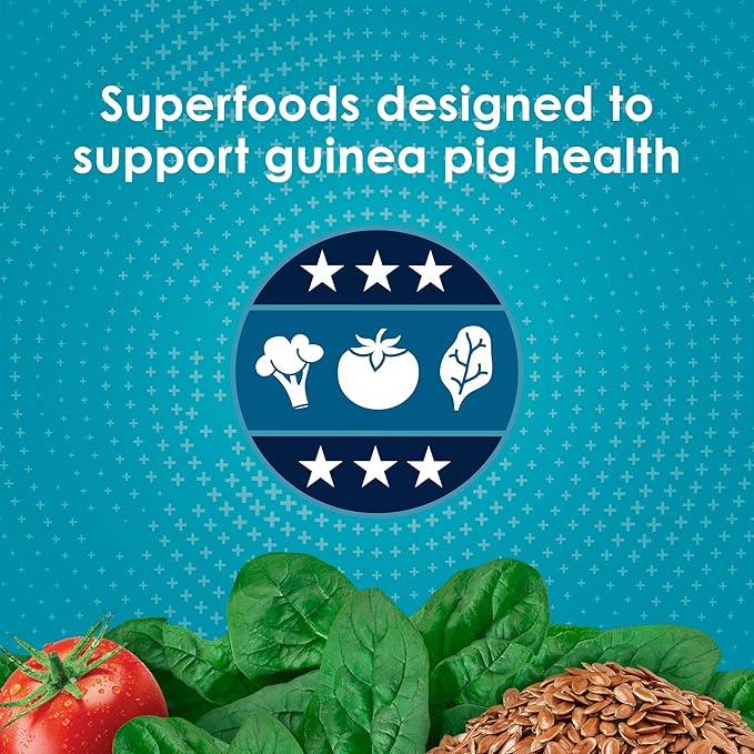 Kaytee Forti-Diet Pro Health Nourish+Protect Guinea Pig Food, Comprehensive Nutrition Backed by Science, Digestive Health, Immune Support, 5 pounds