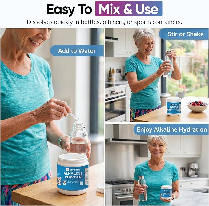 Sodium Bicarbonate Powder Supports pH Balance - Potassium Bicarbonate Slow Release Formula for Better Absorption - Bicarb Potassium Powder Helps Reduce Body Acid - Bicarbonato De Sodio Supplement