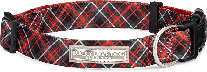 Lucky Love Dog - Adjustable Dog Collar with Easy Click Buckle for Small Ones, Durable, & Comfortable for Male & Female Dogs, Pet Collar for Puppies & Adult Dogs - Heywood, XS