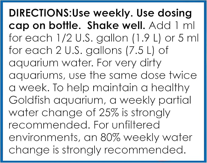 API GOLDFISH AQUARIUM CLEANER Aquarium Cleaner 4-Ounce Bottle
