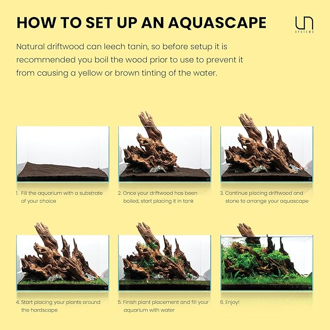 Ultum Nature Systems Driftwood - Dragon Drift Wood for Fish Tank, Planted Tank, Terriarium, Paludarium - Versatile Natural Driftwood Decor, Events Wood Centerpiece - Dragon Wood, X-Large (18-24")
