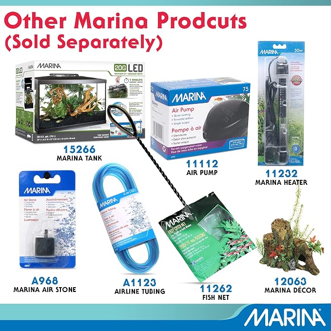 Marina Slim Filter Carbon Plus Ceramic Cartridge, (3 Pack) , 3 Cartridges each, White | 3 Cartridges Each