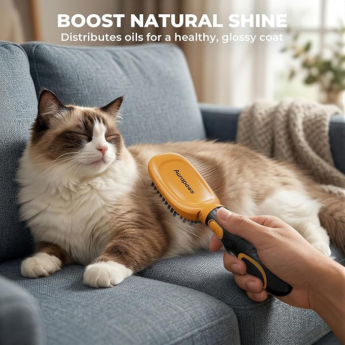 Professional Deshedding Dog Brush Grooming Kit- Dog Deshedding Brush, Slicker Brushes, Undercoat Rake, Bristle Brush, Hair Removal Tool 6 Set for Dogs Cats All Hair Types, Reduce Shedding 90%