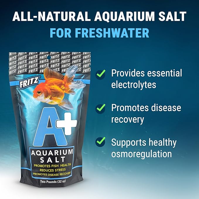 Fritz Aquatics A+ Aquarium Salt Treatment for Freshwater Fish (2 lbs)