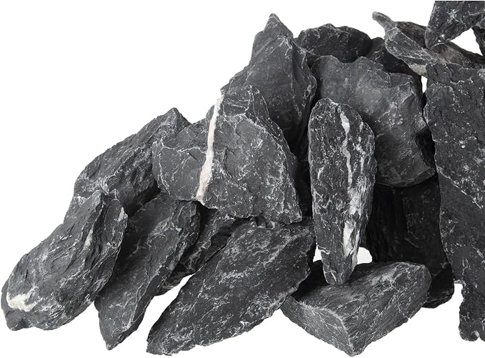 Seiryu Stone, Aquarium Rocks for Fish Tank Rocks, Pre-Cleaned pH Neutral 20lb（2 to 8 inch）