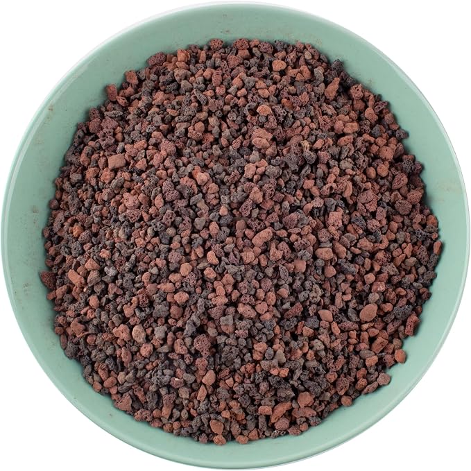 3lb Lava Rocks for Plants - Horticultural Volcanic Gravel for Drainage in Succulents, Bonsai, Terrariums and Landscaping
